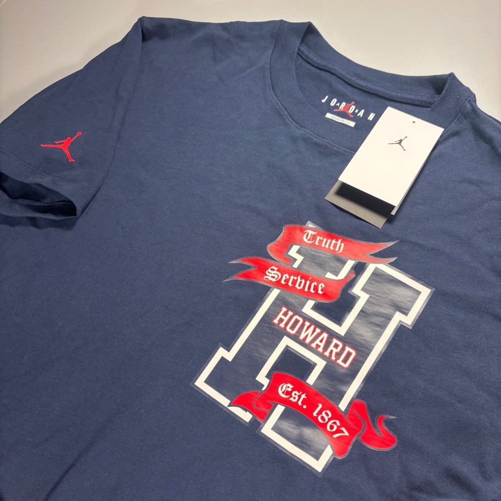Howard University Jordan Brand Truth Service‎ Est 1867 T-Shirt Women's NWT